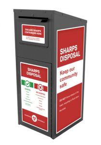 American-rx-group-products-medication drop box-custom-kiosk-Sharps