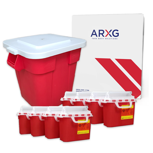 28 Gal sharps Mail-Back Container