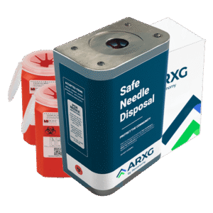 1.5-Quart Mail-In Take-Back Sharps Containers (2-Pack) & Wall Mount System