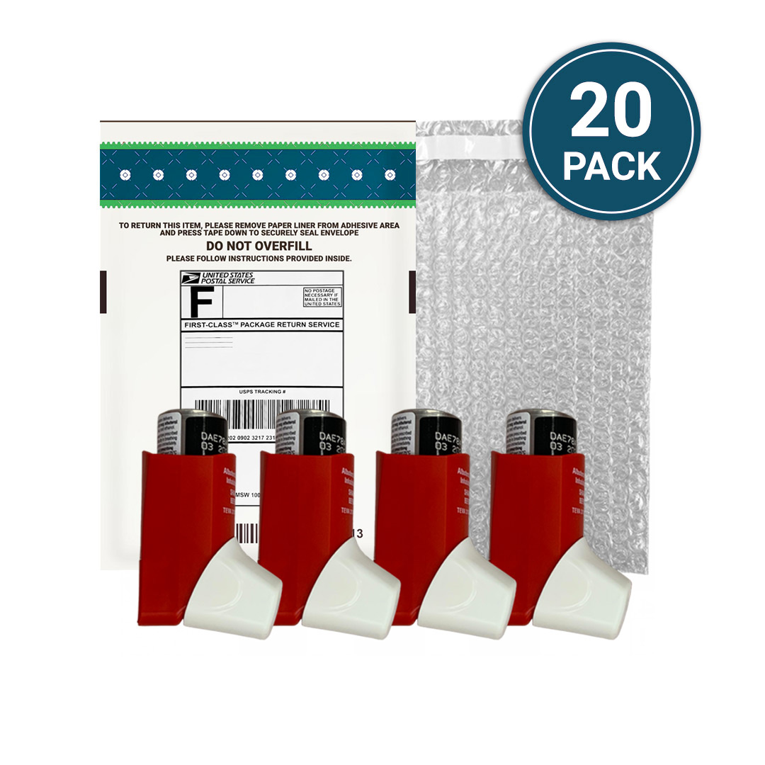 Inhaler Mail-In Take-Back Envelopes (20-Pack)