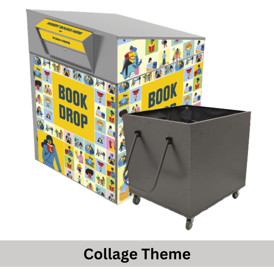 Extra Large Library Book Return (1010) with Book Truck - Image 4