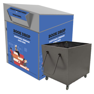 Extra Large Library Book Return (1010) with Book Truck
