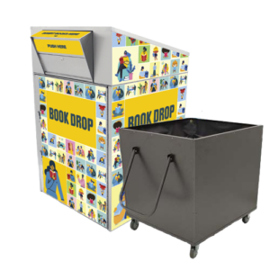 Extra-Large Library Book Return (910) with Book Truck