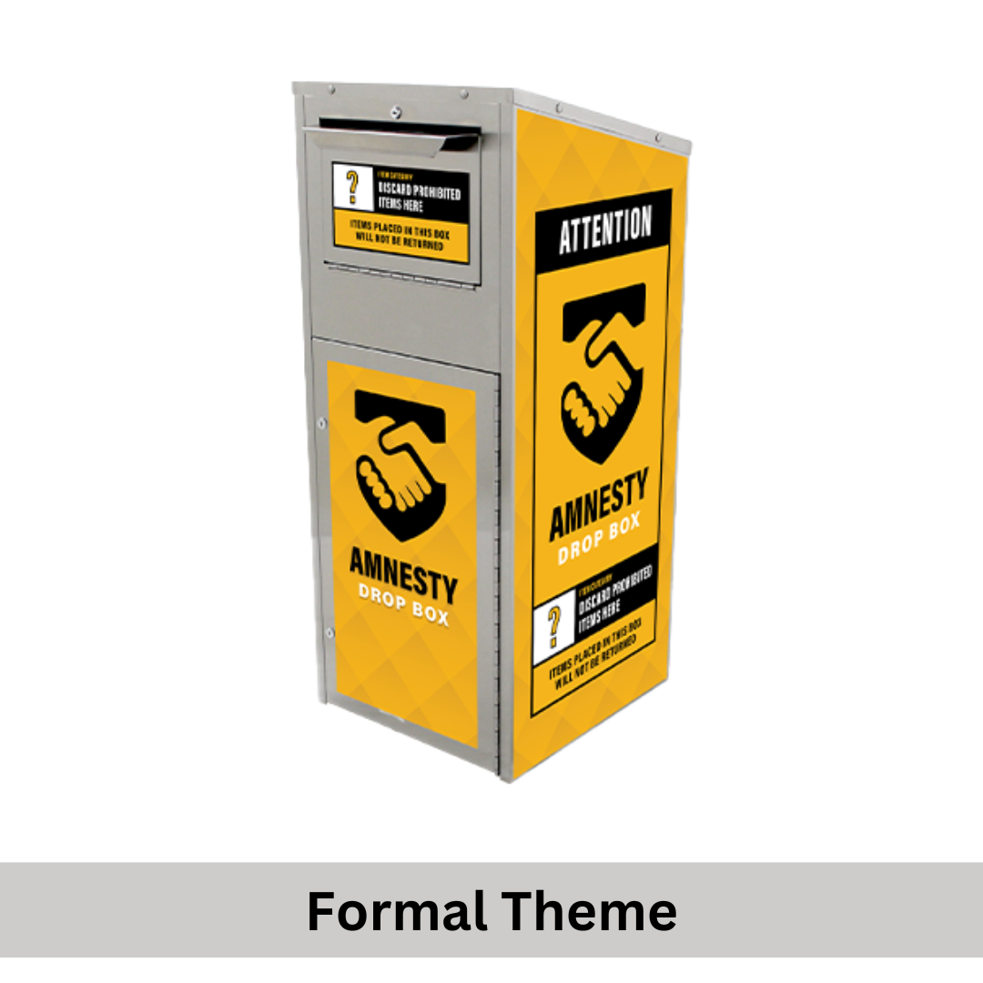 Large Amnesty Drop Box (28 Gallon) Stainless Steel (710) - Image 3