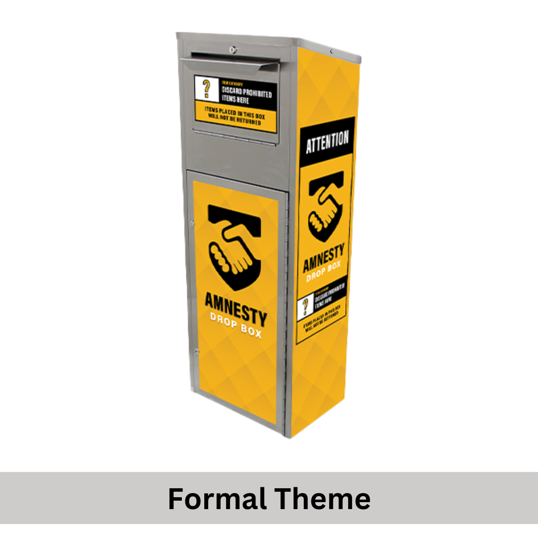 Medium Amnesty Drop Box (20 Gallon) Stainless Steel (720) - Image 2