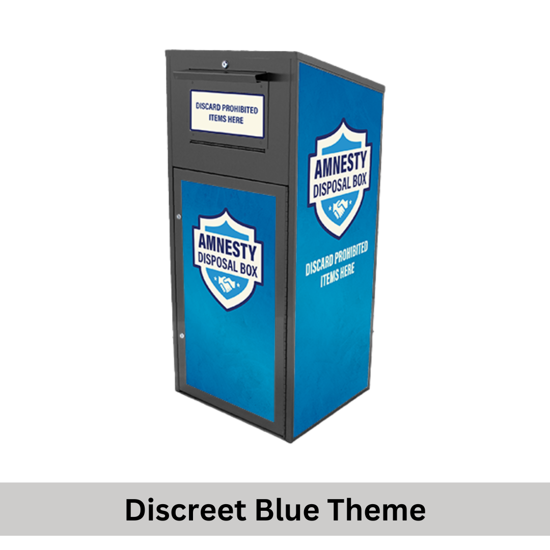 Large Amnesty Disposal Box (38 Gallon) Powder Coated (750) - Image 4