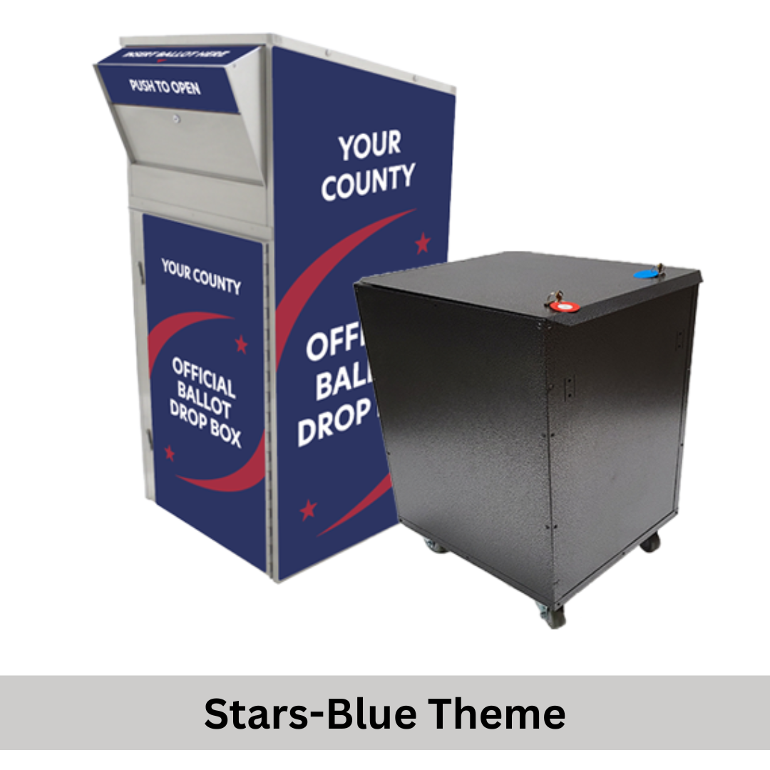 Large Ballot Drop Box (810) with Transfer Cart - Image 7