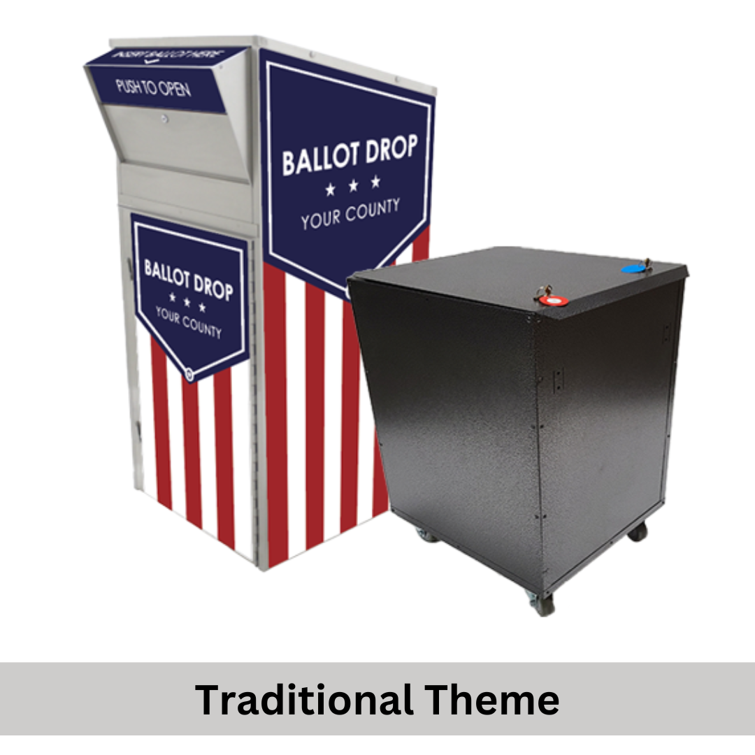Large Ballot Drop Box (810) with Transfer Cart - Image 9
