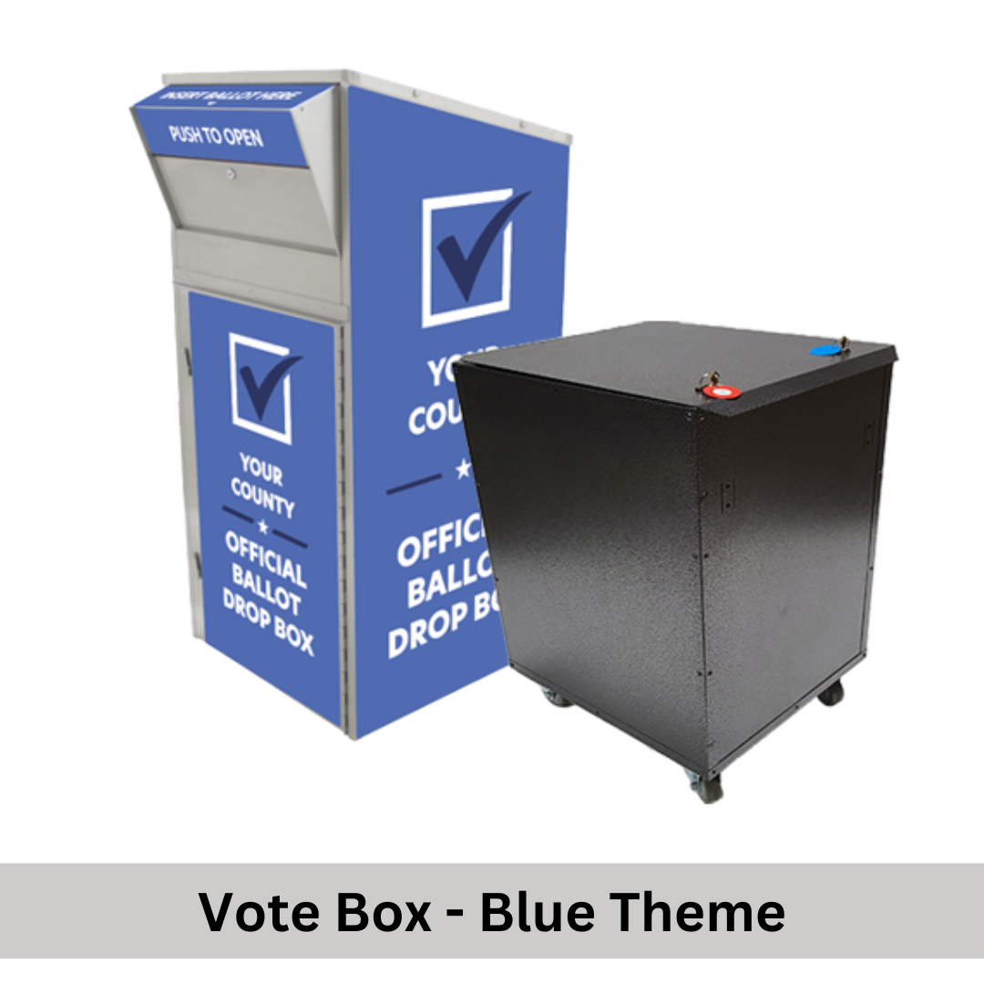 Large Ballot Drop Box (810) with Transfer Cart - Image 10