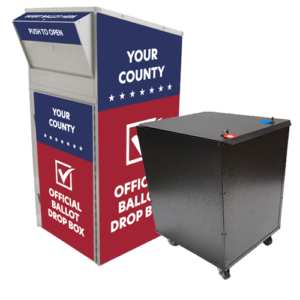 Large Ballot Drop Box (810) with Transfer Cart