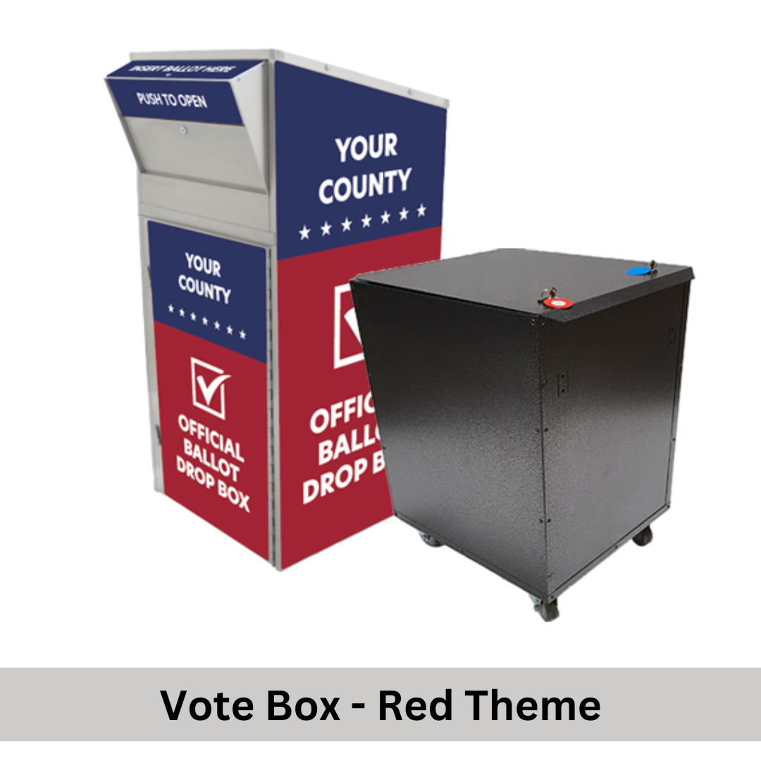 Large Ballot Drop Box (810) with Transfer Cart - Image 6