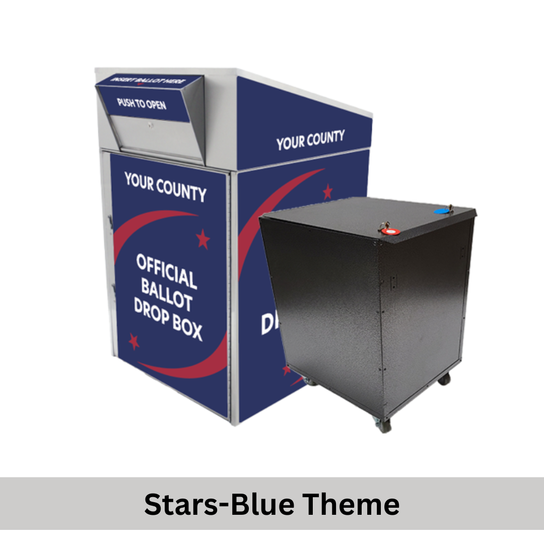 Extra Large Ballot Drop Box (910) with Transfer Cart - Image 4