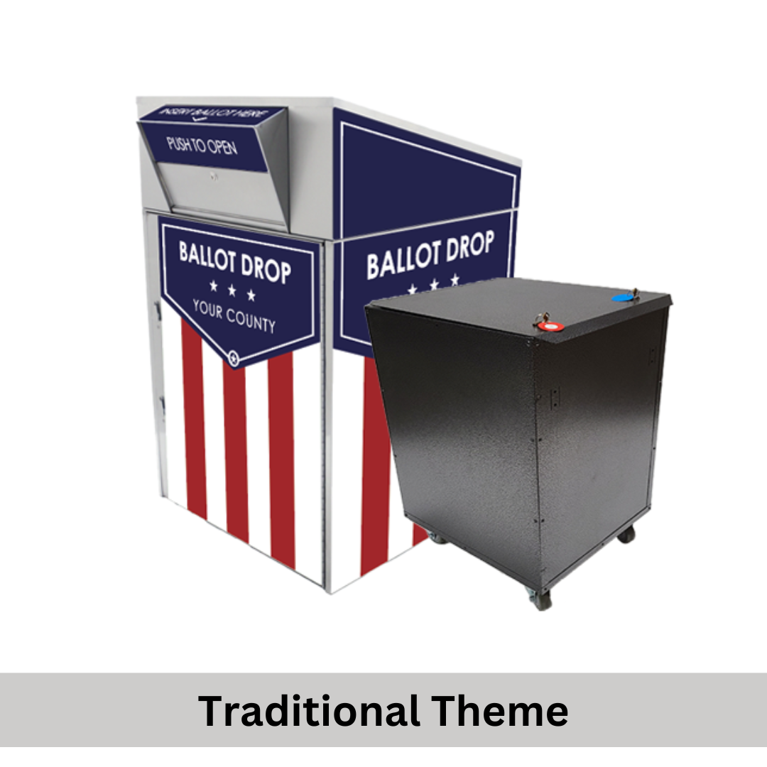 Extra Large Ballot Drop Box (910) with Transfer Cart - Image 6