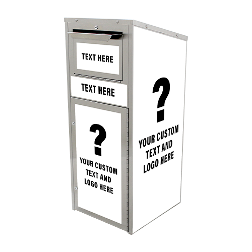 Large Interior Flag Retirement Drop Box (710) Stainless Steel - Image 5