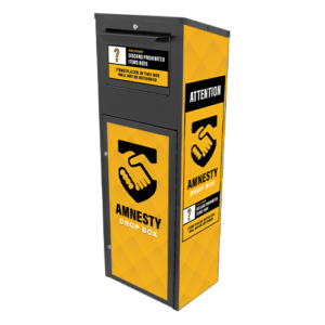 Medium Amnesty Disposal Box (20 Gallon) Powder Coated (720)