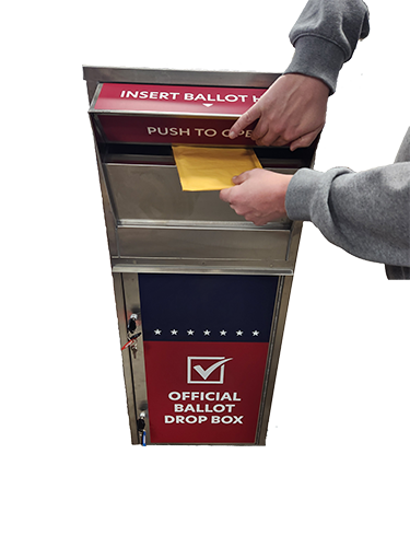 Extra Large Ballot Drop Box (910) with Transfer Cart - Image 3