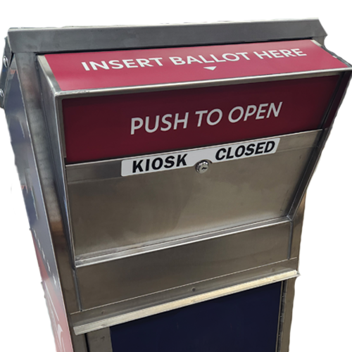 Extra Large Ballot Drop Box (910) with Transfer Cart - Image 2