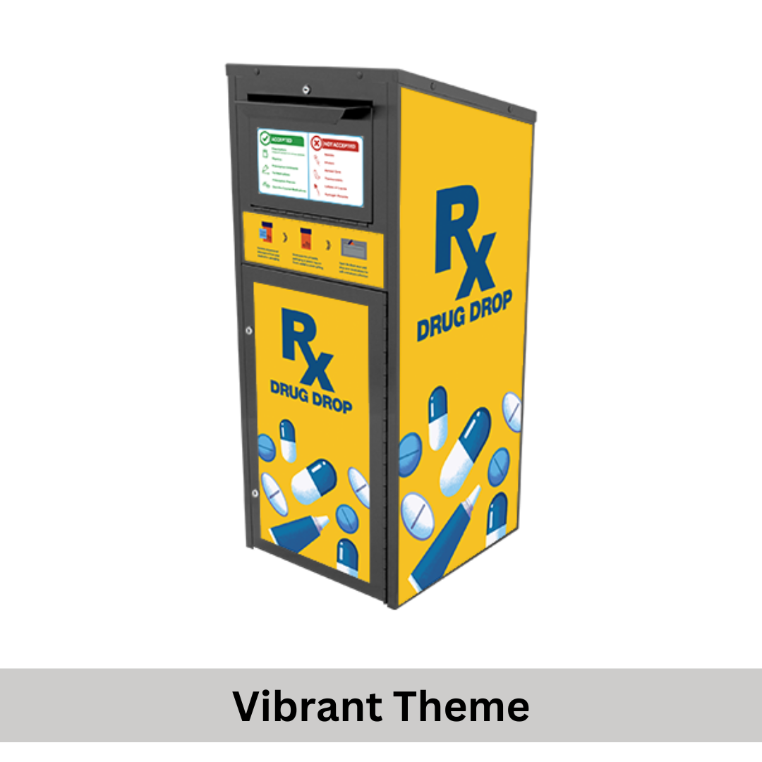 Large Medication Disposal Drop Box (28 Gallon) Powder Coated (710) - Image 5
