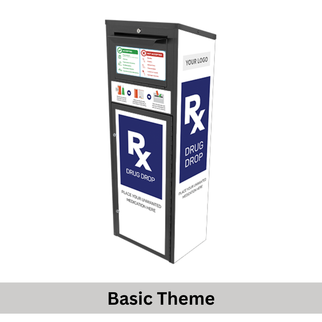 Medium Medication Disposal Drop Box (20 Gallon) Powder Coated (720) - Image 5