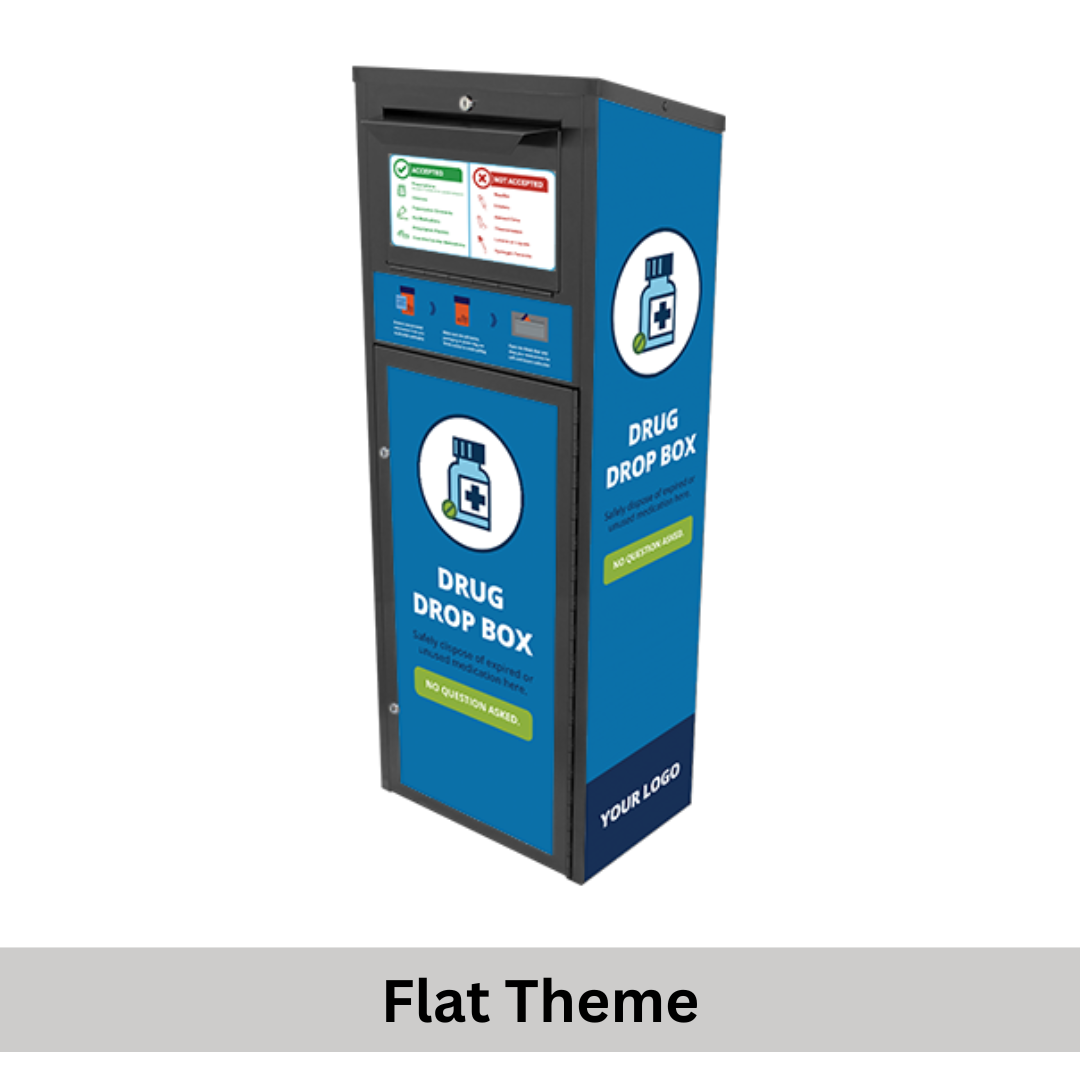 Medium Medication Disposal Drop Box (20 Gallon) Powder Coated (720) - Image 6
