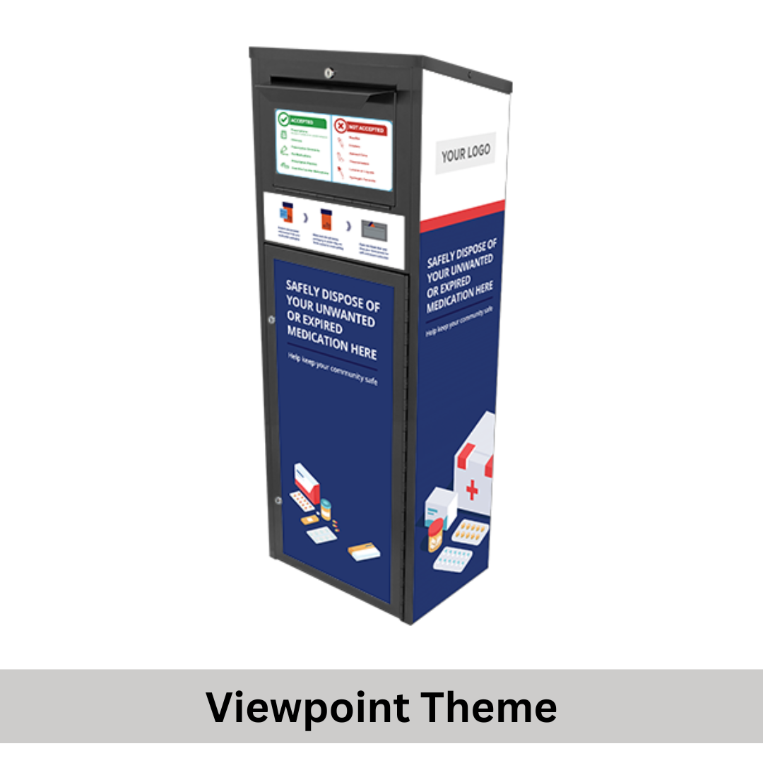 Medium Medication Disposal Drop Box (20 Gallon) Powder Coated (720) - Image 2