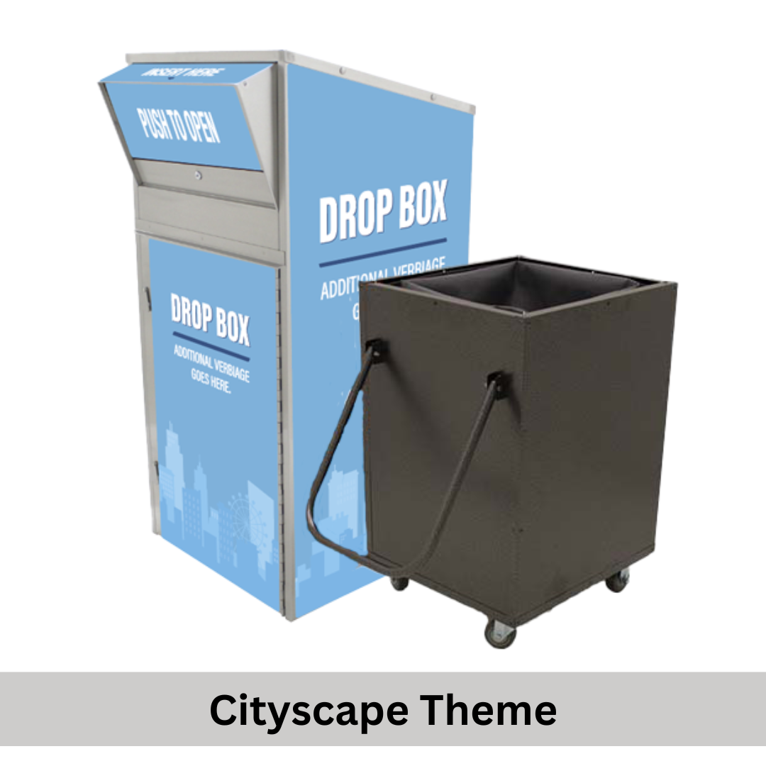 Large Equipment Return Box (810) with Transfer Cart - Image 3