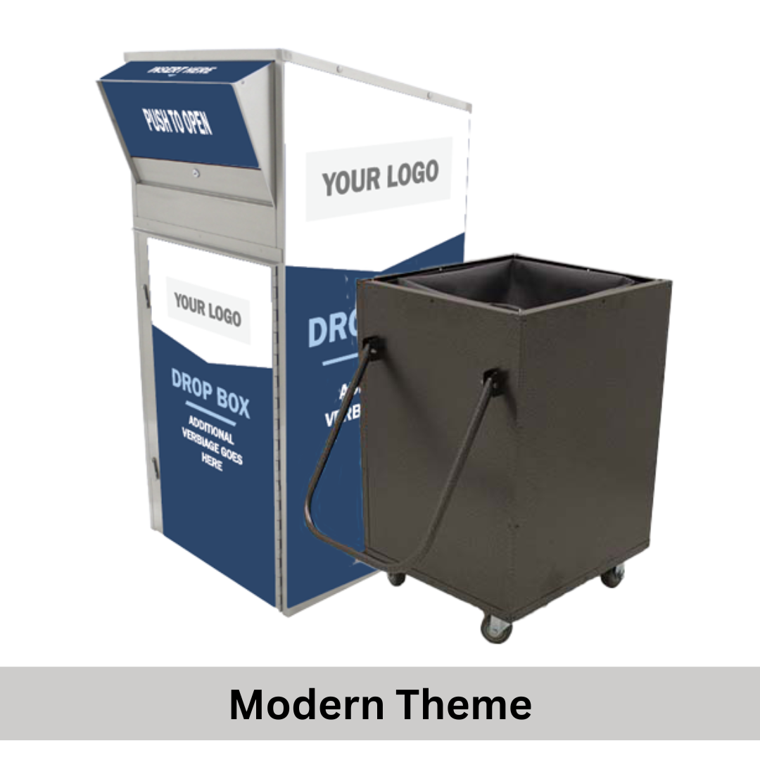 Large Equipment Return Box (810) with Transfer Cart - Image 2
