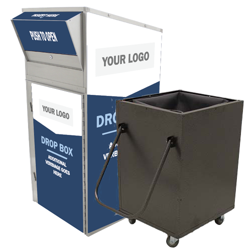 Large Equipment Return Box (810) with Transfer Cart