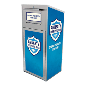 Large Amnesty Drop Box (28 Gallon) Stainless Steel (710)