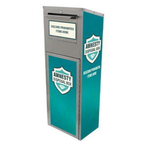 Medium Amnesty Drop Box (20 Gallon) Stainless Steel (720)