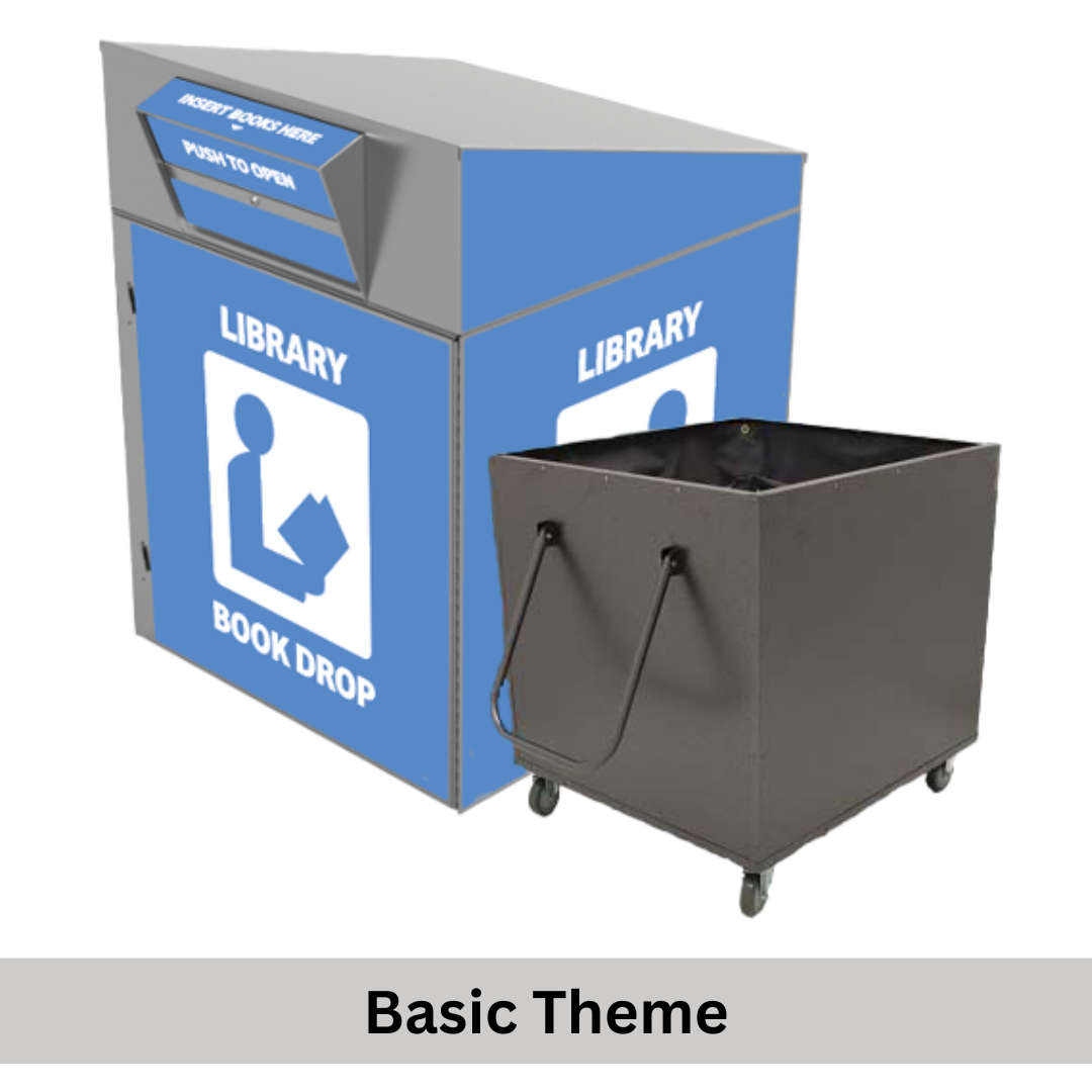 Extra Large Library Book Return (1010) with Book Truck - Image 5